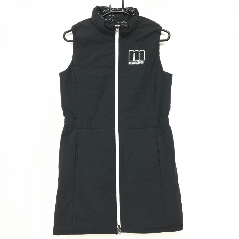 新品M マンシングウェア(Munsingwear) 中綿ベストワンピース