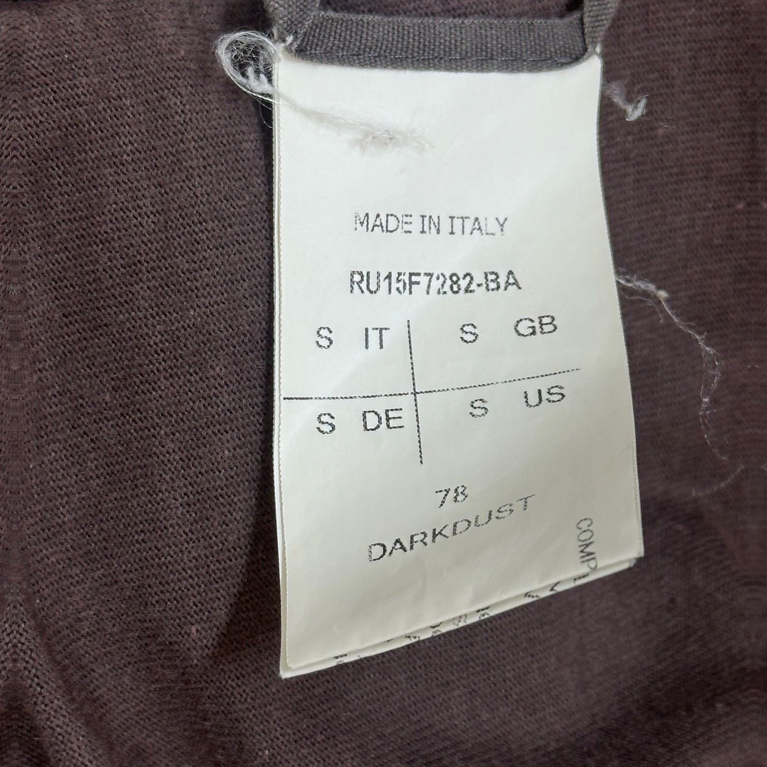 大人気! RICK OWENS ★コットン オーバーサイズ タグ Tシャツ DRKSHDW - Rick Owens DRKSHDW リックオウエンス Tシャツの通販
