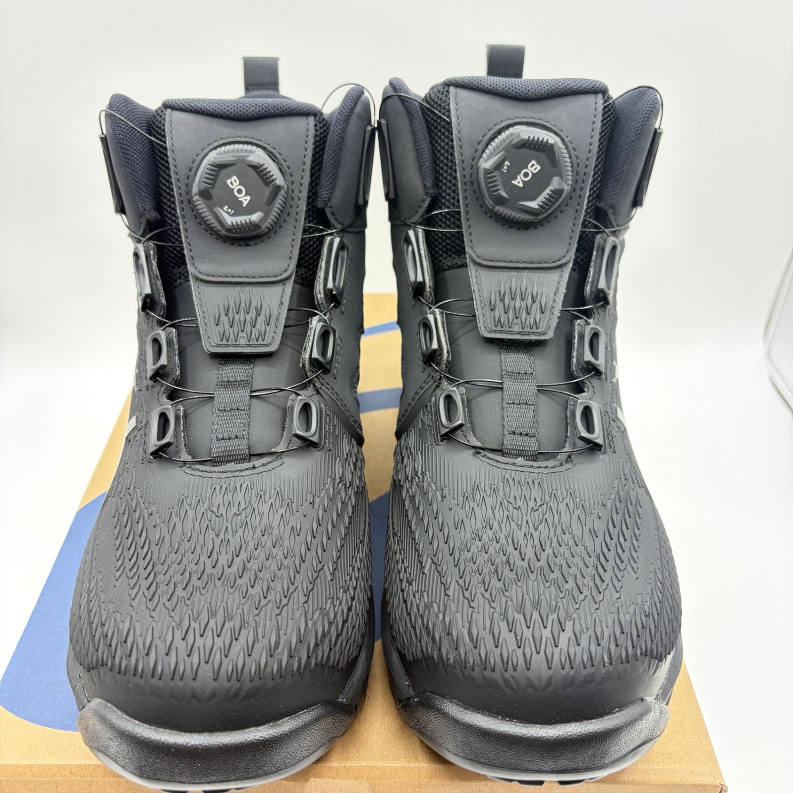 アシックス ウィンジョブ 安全靴 CP 122 BOA 25.5 cm ブラック×ガンメタル asics リサイクルマー