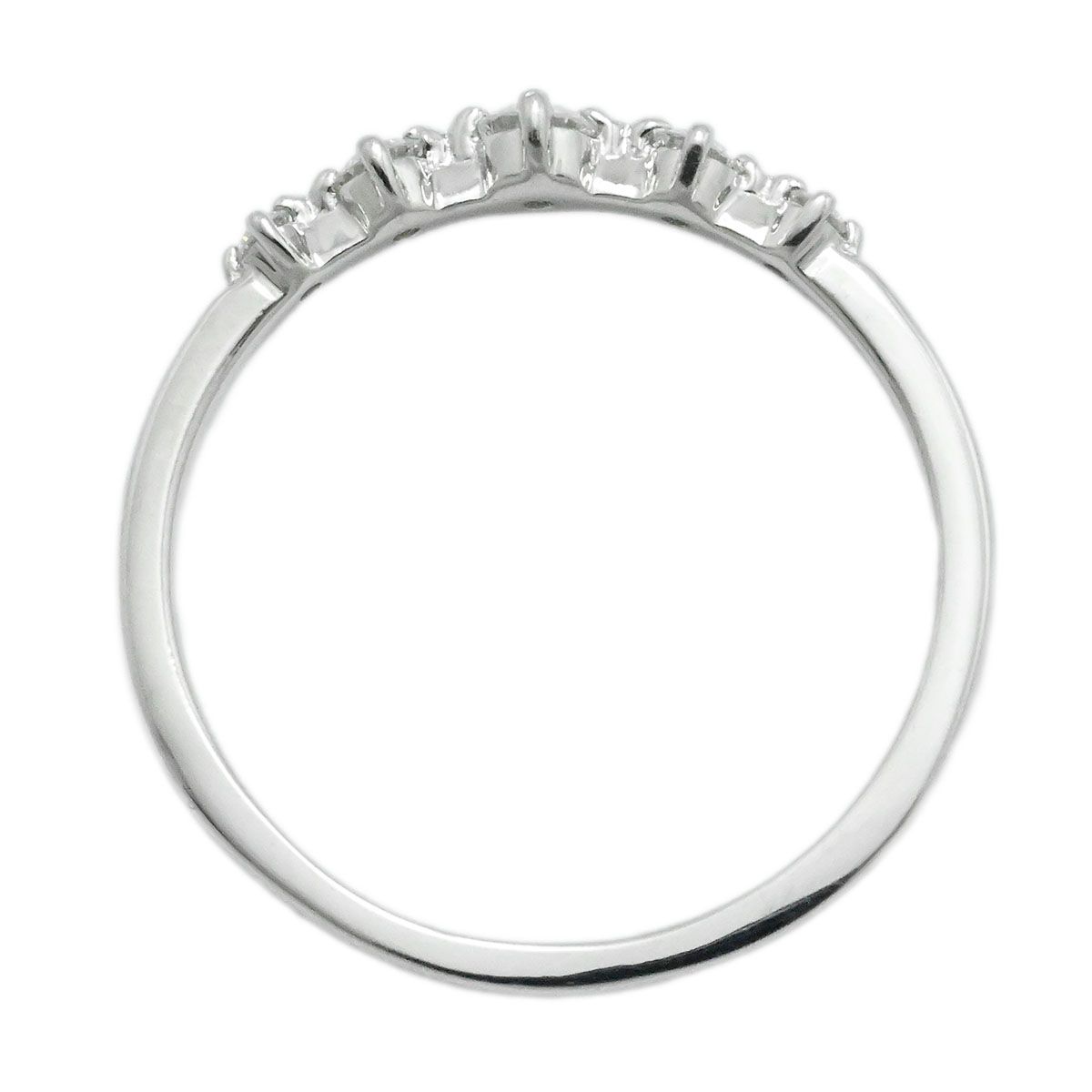 エテ ETE PT900 プラチナ ダイヤ0.14ct リング 指輪 サイズ9号