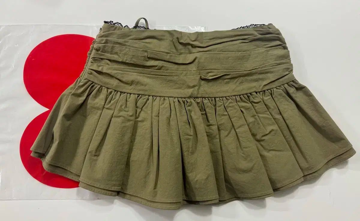 エズイフ カーキ シャーリング ミニスカート SIROKUMA-CORPORATION_COM