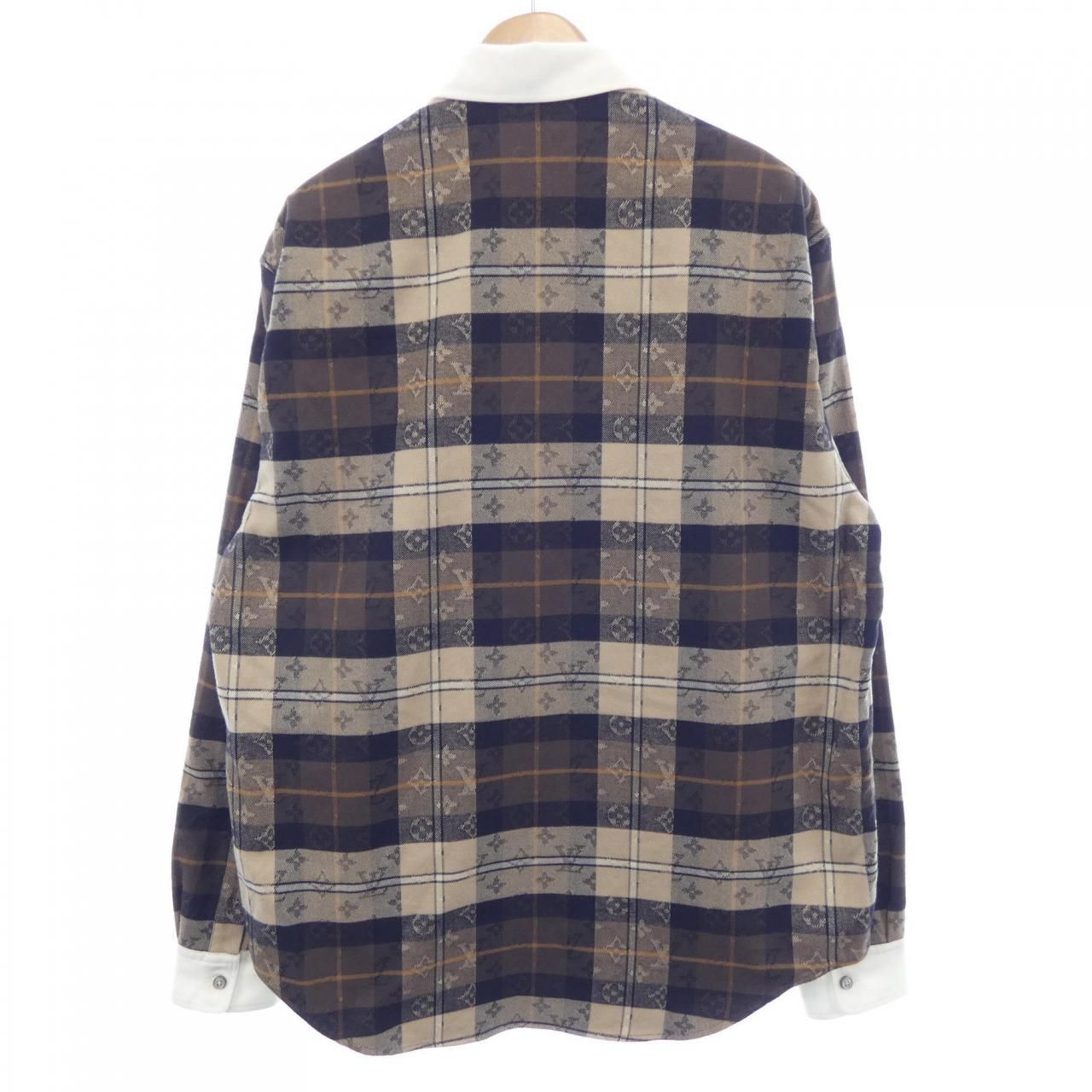 ルイヴィトン LOUIS VUITTON モノグラムフランネル HUS33WWLE シャツ