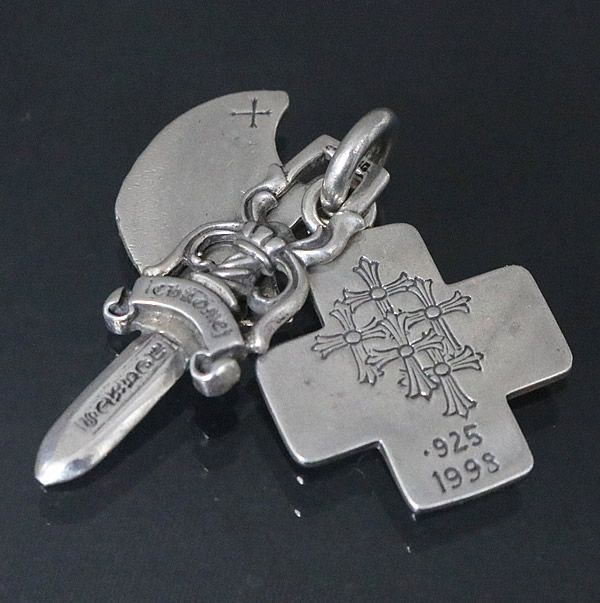 正規品CHROMEHEARTS クロムハーツ スリートリンケッツ CHROME HEARTS クロムハーツ スリートリンケッツ ネックレス