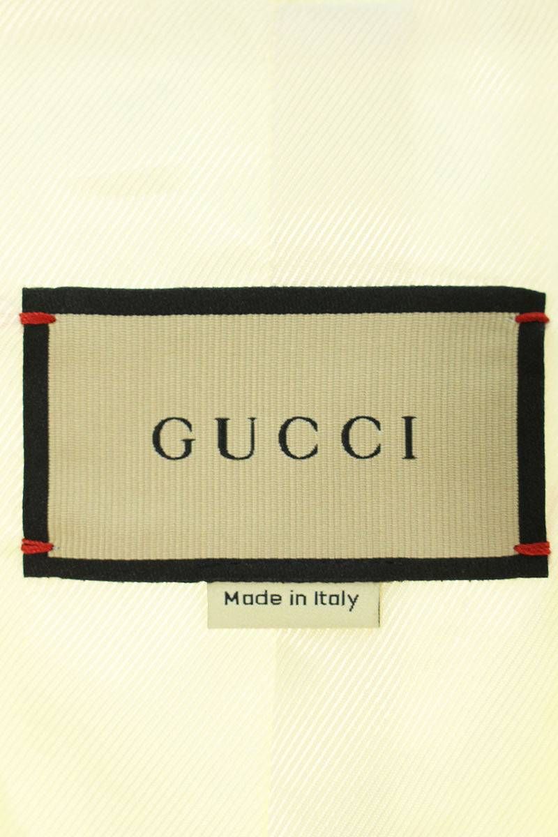 グッチ 747402 ZANB9 エンブロイダリー付き レトロ ツイード