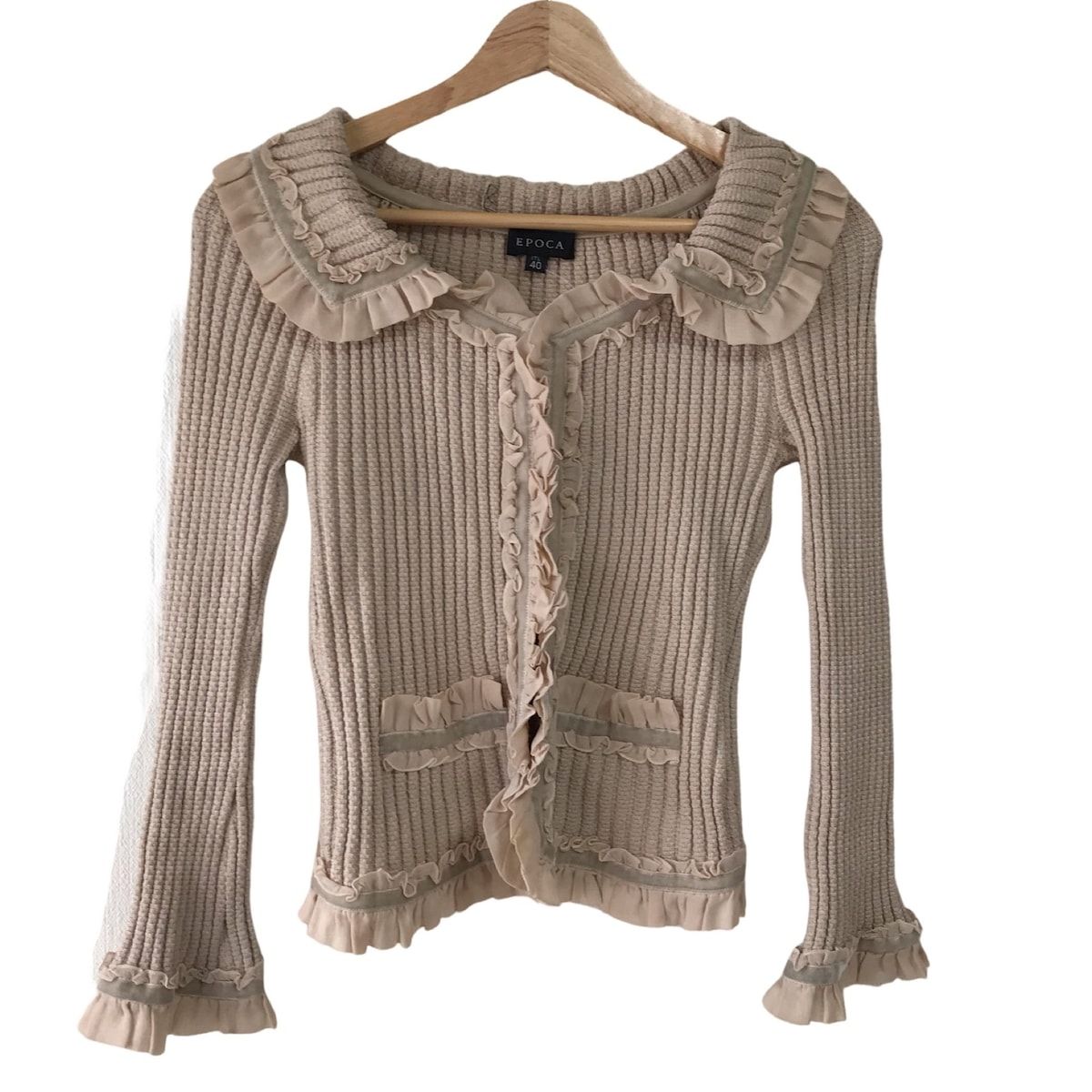 EPOCA(エポカ) カーディガン サイズ40 M レディース - ベージュ 長袖  