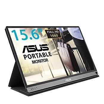  【中古】ASUS MB16AC モバイルモニター モバイルディスプレイ 薄さ8mm・軽量780g、USBで簡単接続 15.6インチ IPS フルHD ブルーライト軽減 USB Type-C ディスプレイ・モニター本体