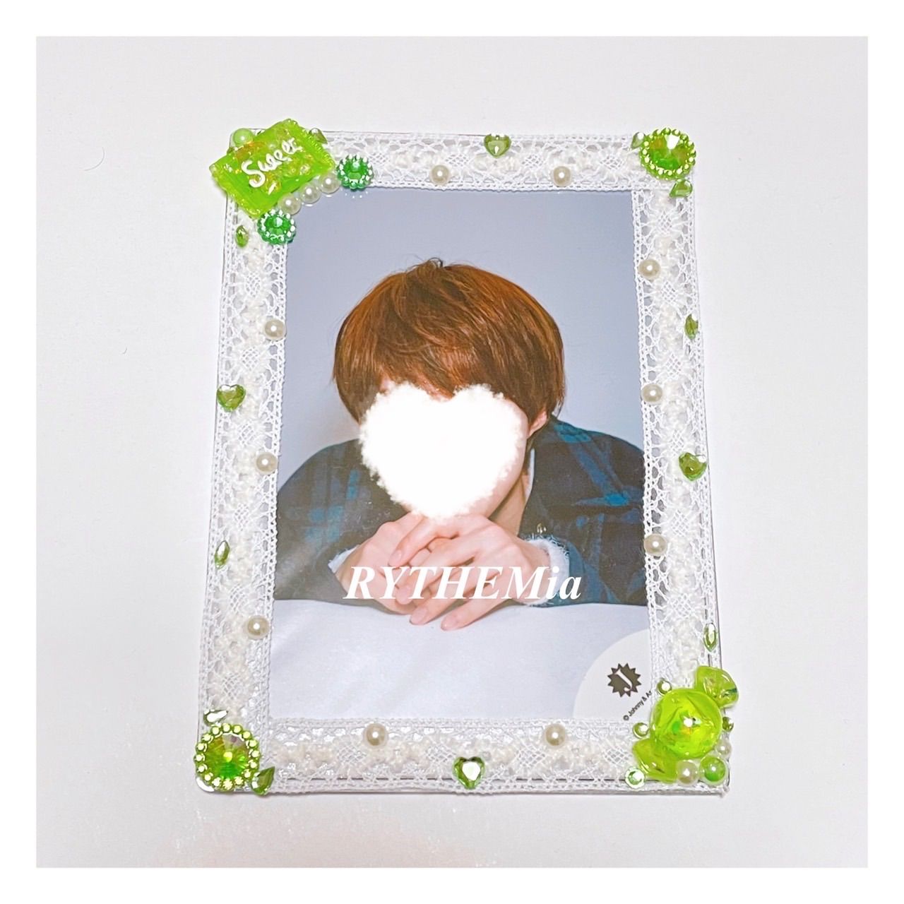 こうちゃ 硬質デコケース グリーン RYTHEMia】硬質ケース デコ グリーン - メルカリ