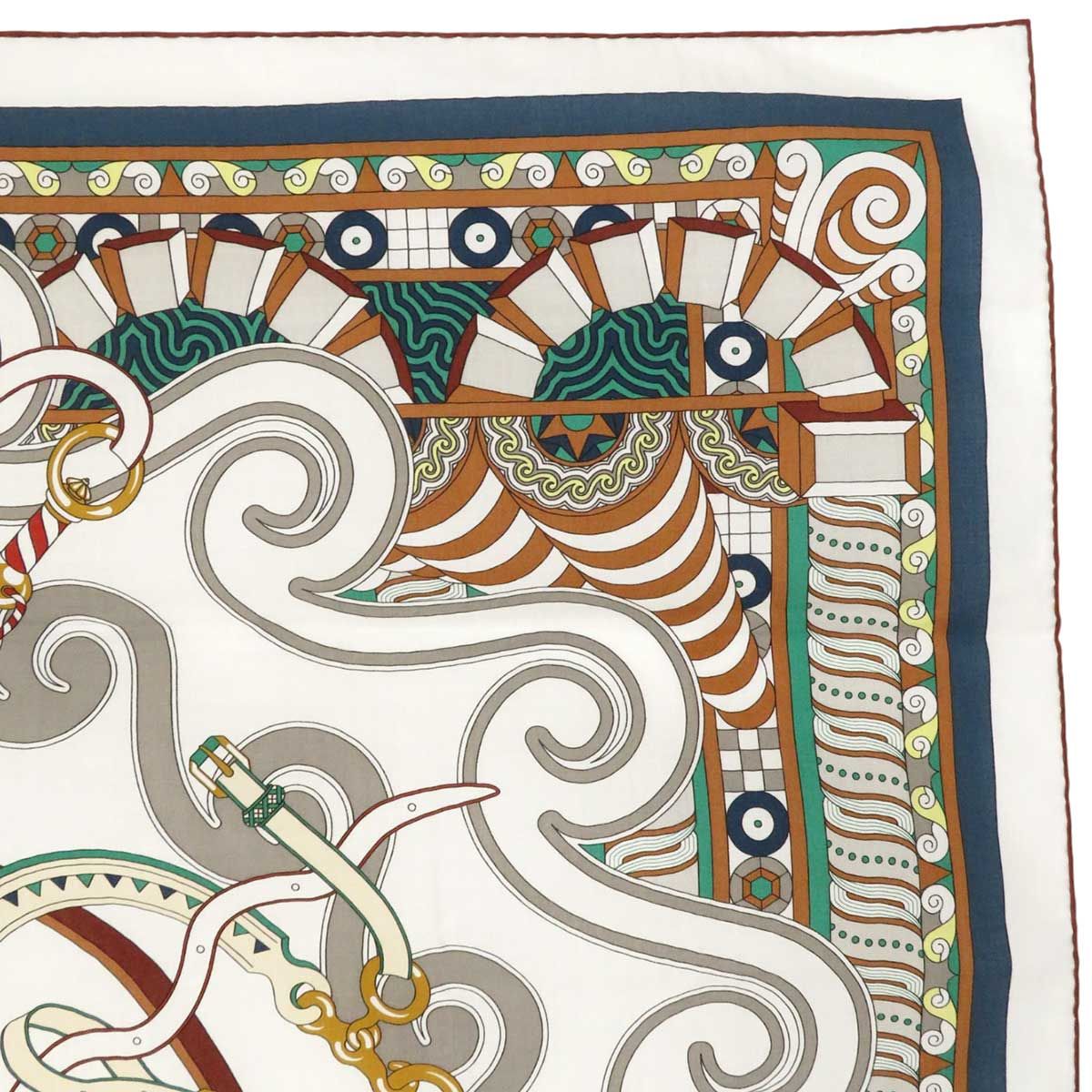 エルメス カレジェアン HARNES en ROSACE ハーネ アン ロザス ショール  