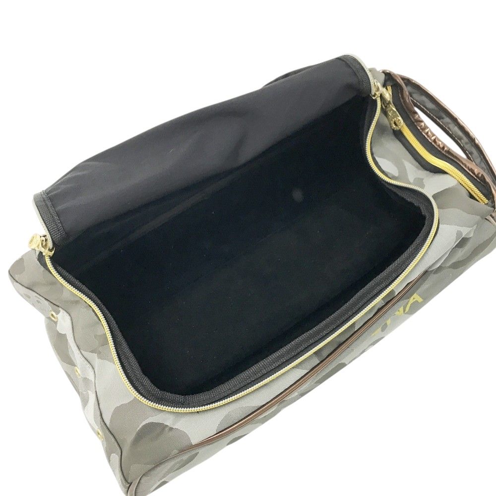 MARK&LONA マークアンドロナ シューズケース スカル 迷彩 カモフラ柄