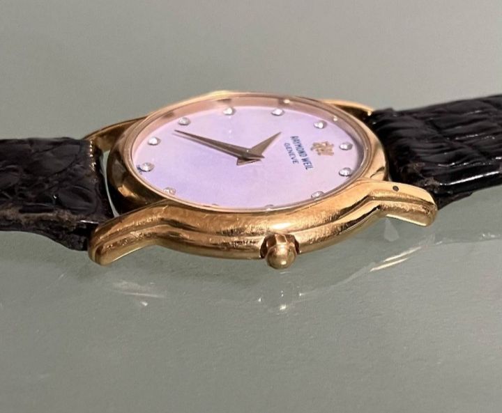 ☆稼動品☆RAYMOND WEIL レイモンドウィル☆GENEVE☆18K GOLD  