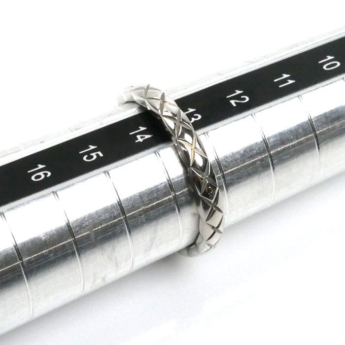 シャネル CHANEL ココクラッシュ リング・指輪 8号 Pt950