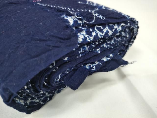 平和屋本店■極上　夏物　浴衣　有松鳴海絞り　反物　着尺　乱菊　綿　逸品　未使用　DZAA11243kh5 平和屋本店□極上 夏物 浴衣 有松鳴海絞り 反物 着尺 乱菊 綿 逸品 未