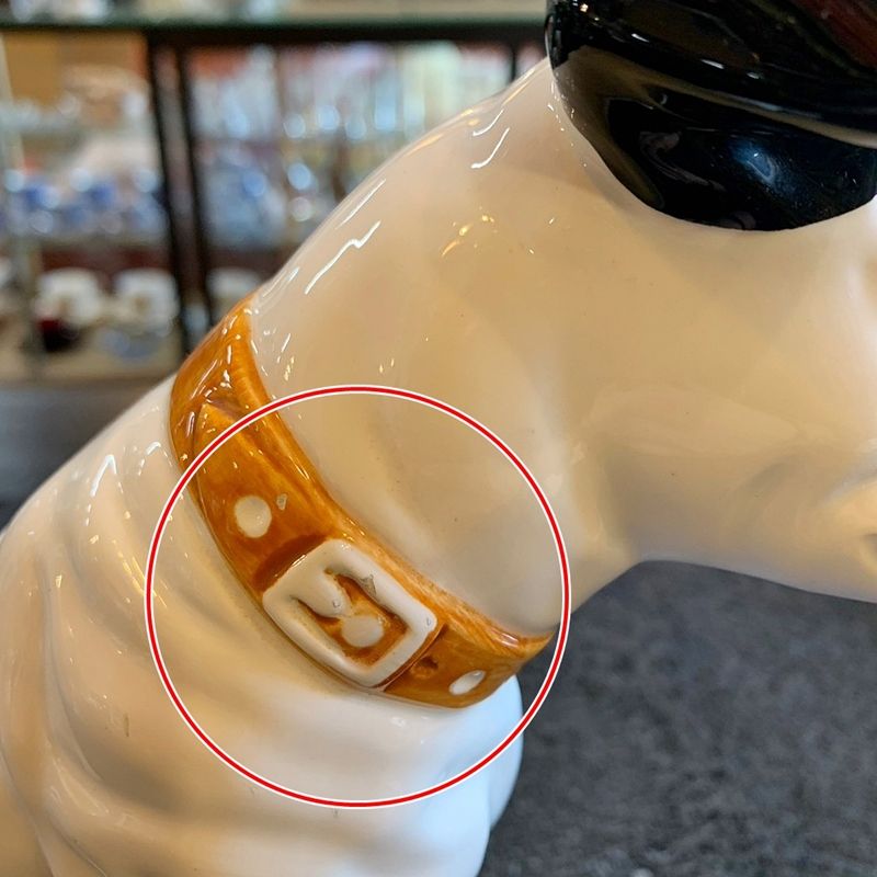 223 ビクター犬 ニッパー 置物 陶器 Victor 昭和レトロ｜Yahoo