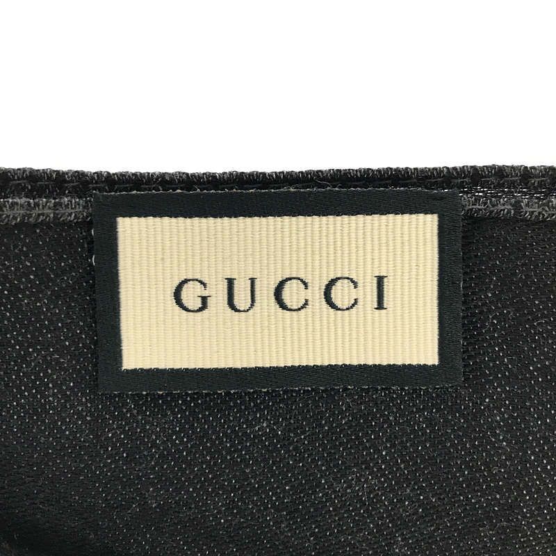 GUCCI / グッチ | イタリア製 GG パターン ウール シルク ダブル