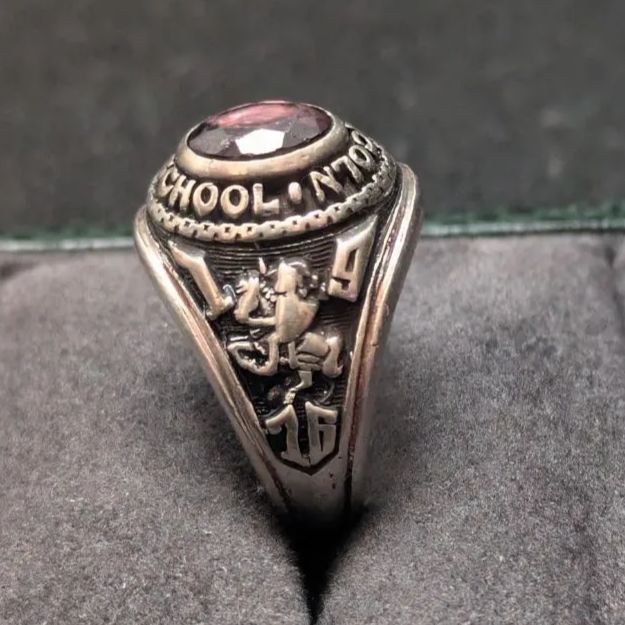 JOSTENS 1976年 スターリングシルバー925 11号 カレッジリング - メルカリ