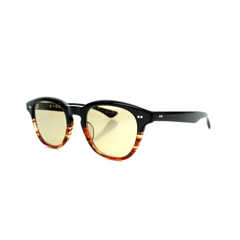 金子眼鏡 KANEKO OPTICAL セルロイドサングラス べっ甲柄 黒 ブラック