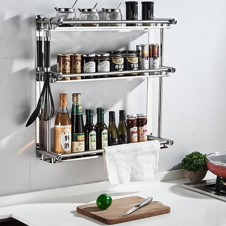 白いスパイスラック・ポット5杯 調味料入れ スパイスケース [川口工器