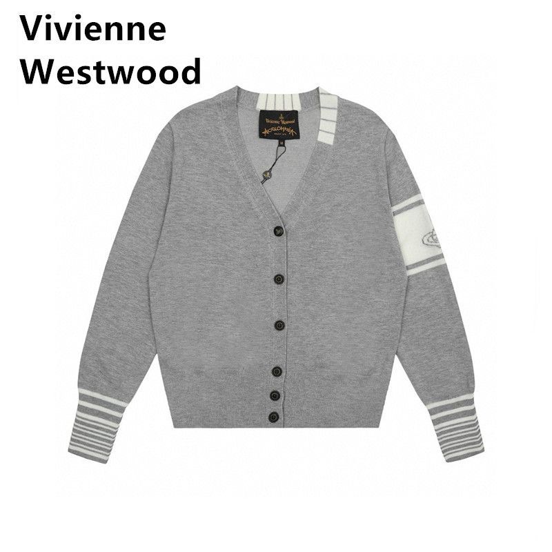 新品、Vivienne Westwood レディース 上着  オーブボタン長袖カーディガン  ニット/セーター SWEATER