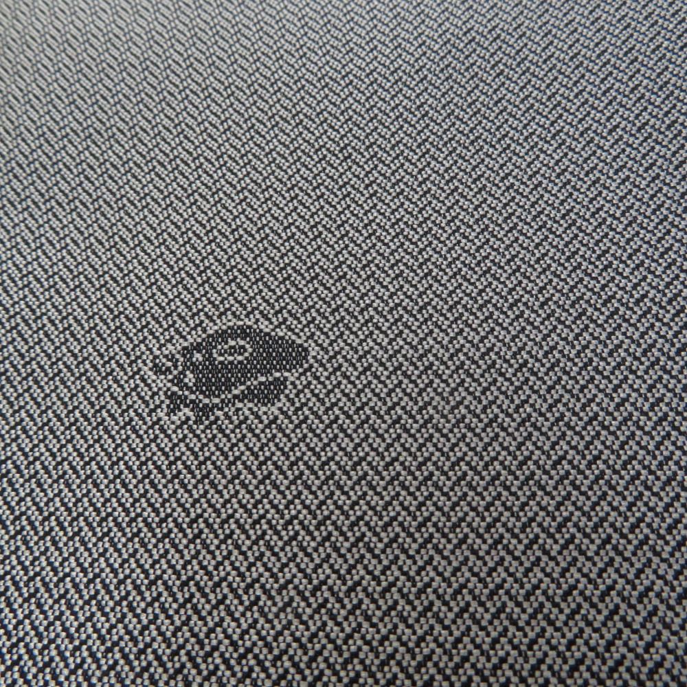 袋帯 洒落袋帯 エスニック調 幾何学模様 六通柄 ゴールドxブラックx