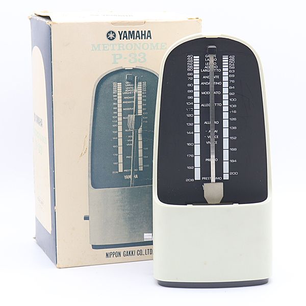 箱付き ヤマハ メトロノーム P-33 パールグレー 2000000 NSK INH