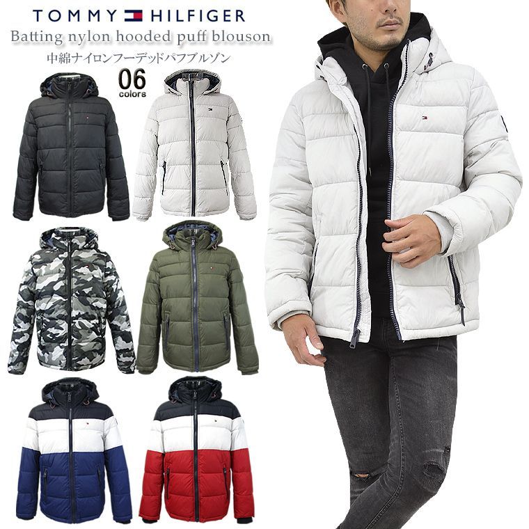 海外限定 TOMMY HILFIGER トミーヒルフィガー 中綿パフブルゾン メンズ