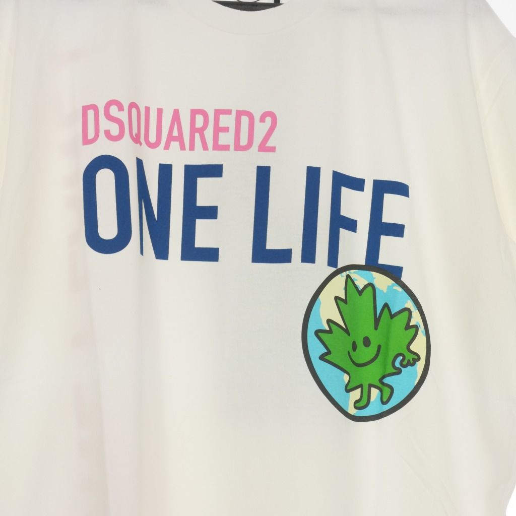 D SQUARED2ディースクエアードOne Life One Planet Tee Tシャツ D SQUARED2ディースクエアードOne Life One Planet Tee Tシャツ