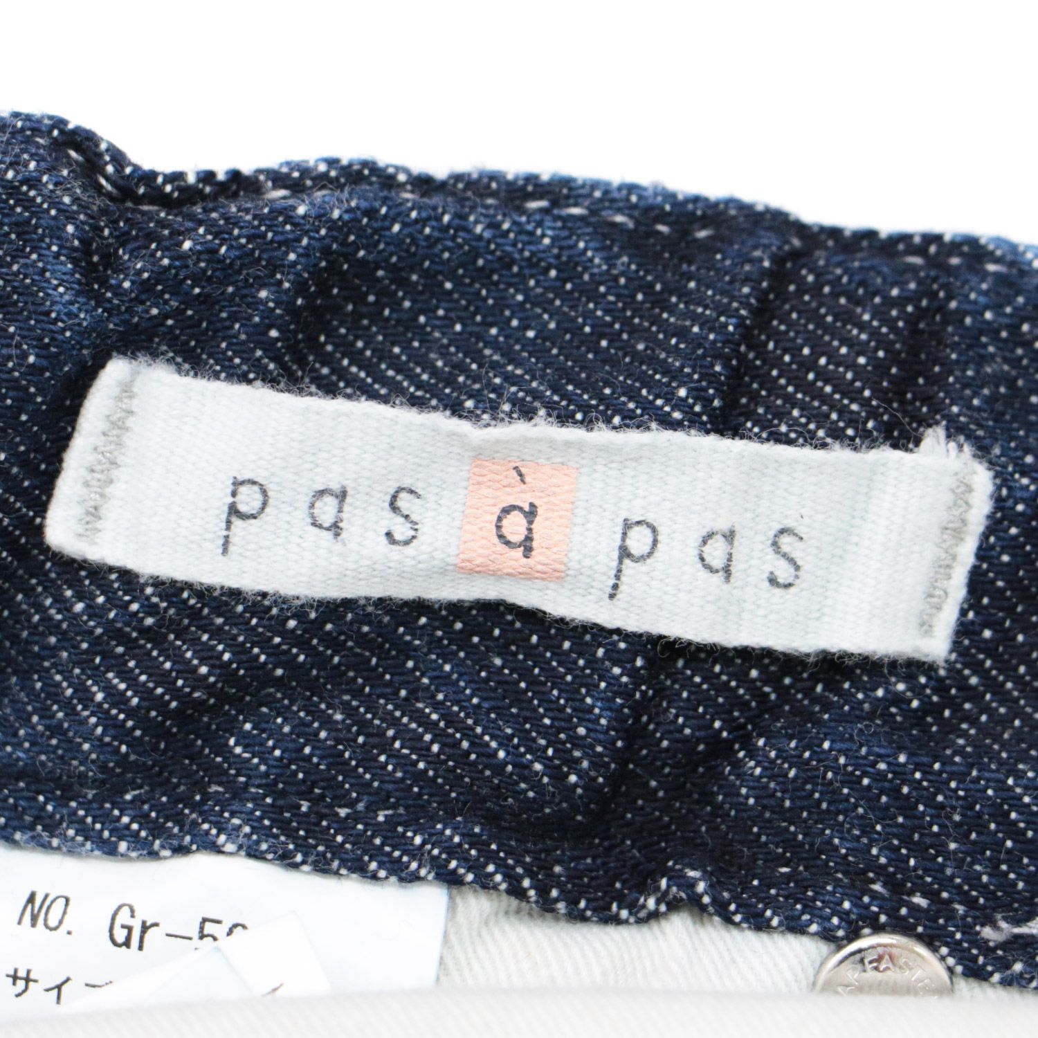 pas a pas パスアパス デニム パンツ ズボン ボトムス ネイビー 紺S～M