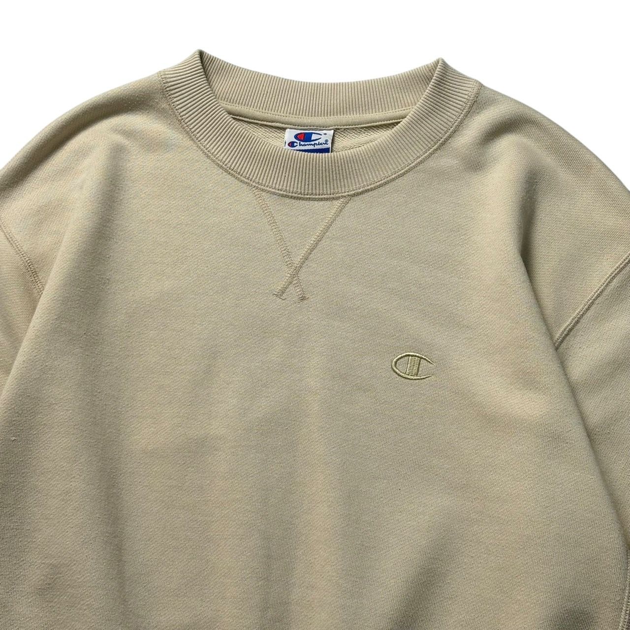 Mサイズ 90s 古着 Champion チャンピオン デカ目タグ 無地