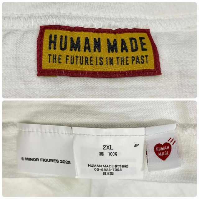HUMAN MADE 25ss MINOR FIGURES GRAPHIC TEE SIZE-XXL XX29TE003