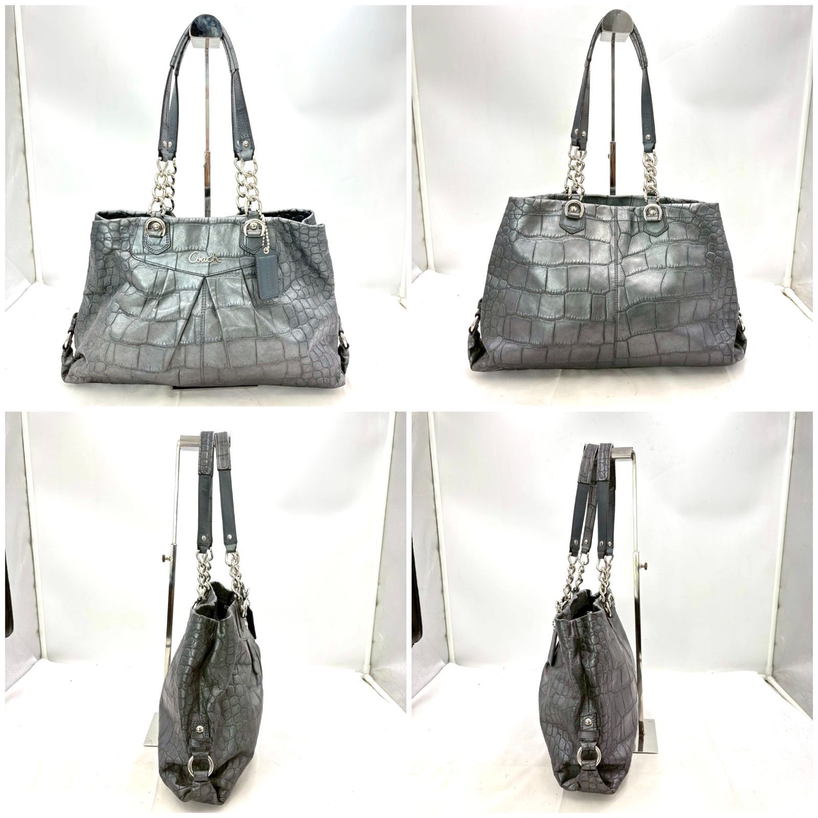 【極美品】 COACH コーチ ハンドバッグ ショルダー ドーム型 クロコ型押し 楽天市場】【バッグ】COACH コーチ ハンドバッグ ショルダー