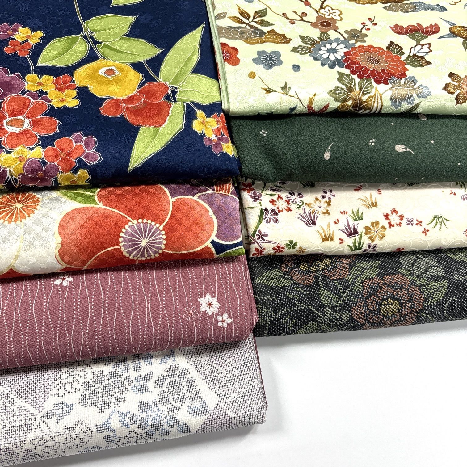 着物リメイク用 黒留袖8枚セット まとめ売り P-10 着物 8枚 セット まとめ売り 着物リメイク用 黒留袖8枚セット まとめ売り