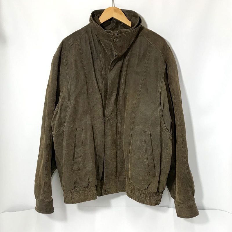 Wilsons Leather レザージャケット ブルゾン 革ジャン ライナー付き ジップアップ 2XLサイズ ウィルソンズレザー アウター A12318