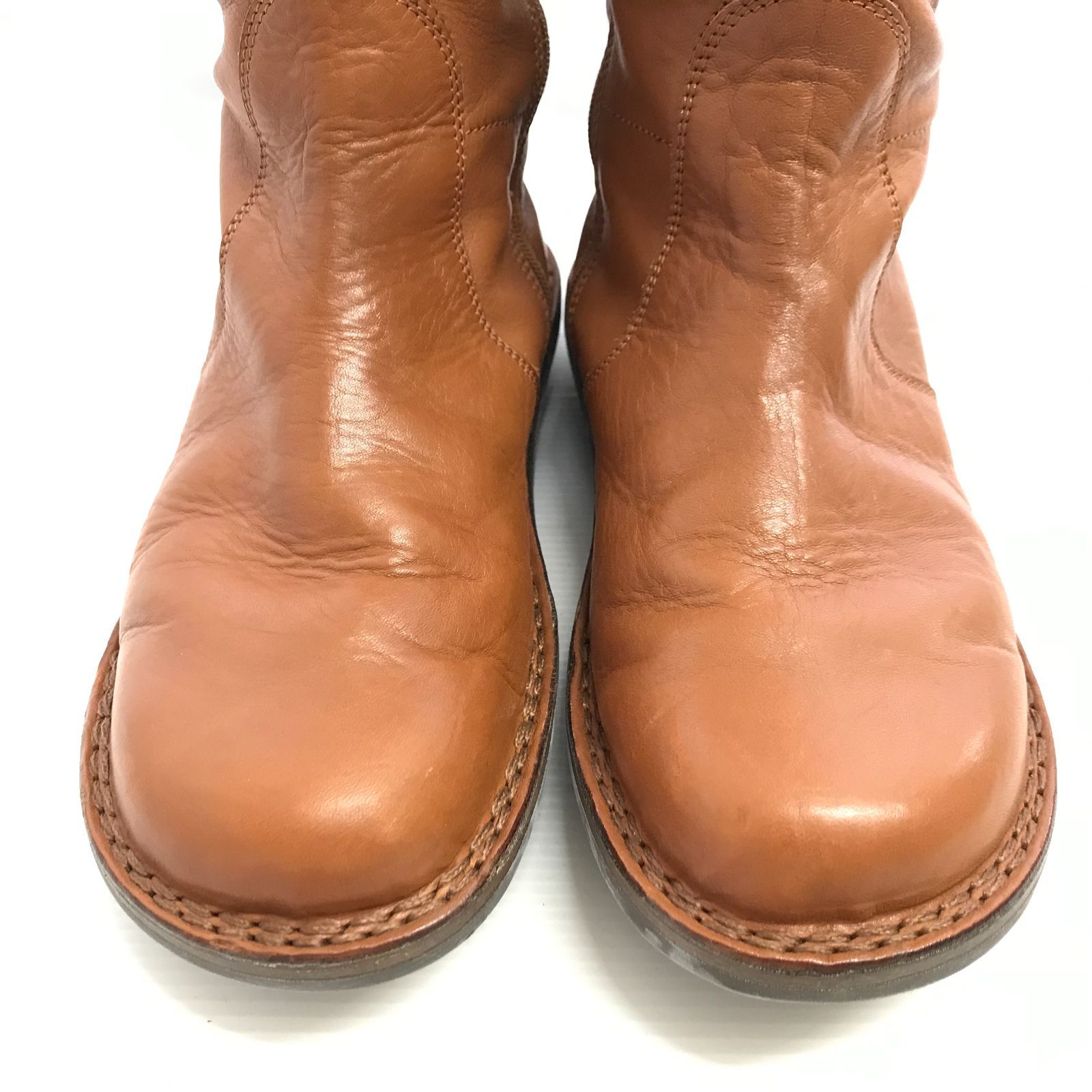 trippen Nordic vero vero-sat SAT232 トリッペン ノルディック カウレザー ロングブーツ シンプル 37 ブラウン レディース 靴