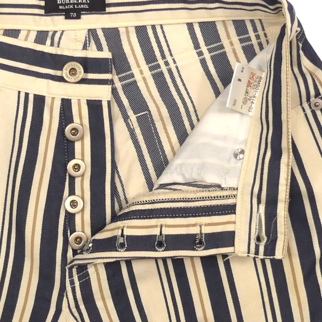 BURBERRY BLACK LABEL ストライプパンツ BURBERRY BLACK LABEL - バーバリーブラックレーベル パンツ