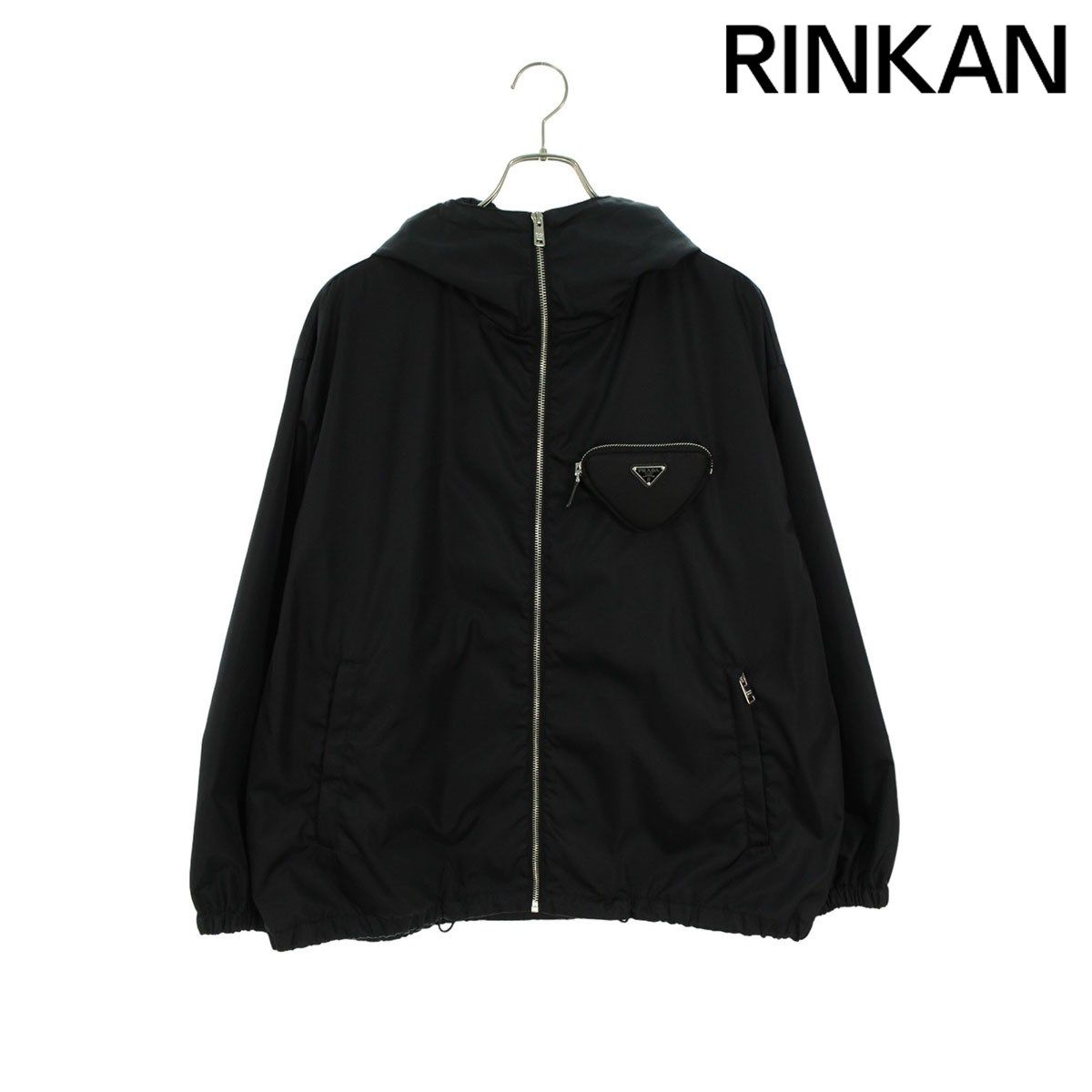 プラダ 21AW 291964 Re-Nylon トライアングルポーチ付きナイロンブルゾン レディース 40 - メルカリ