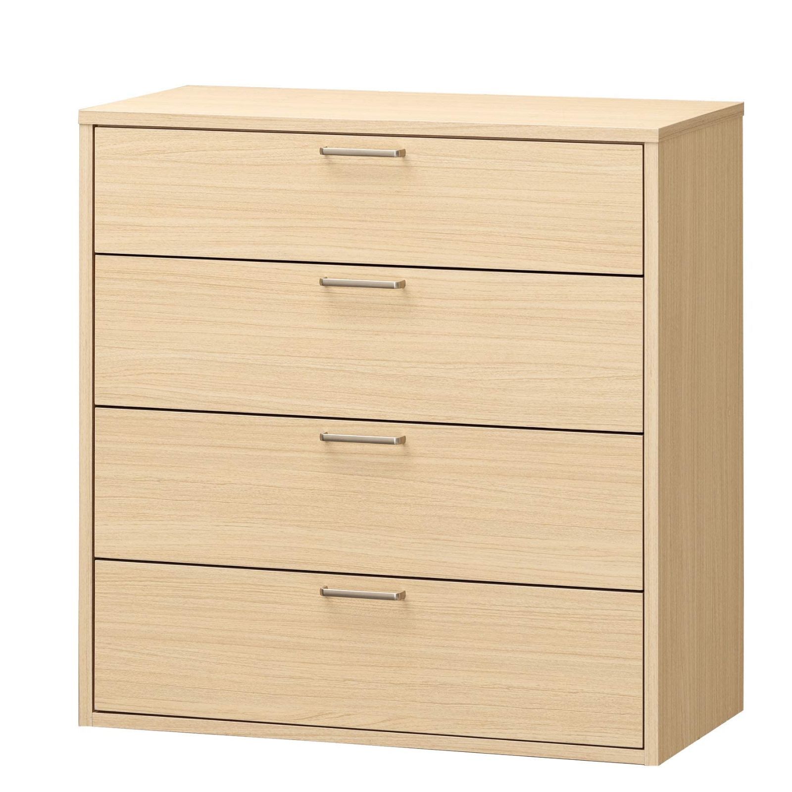 フランスアンティーク猫脚4杯ドロワー/木製チェスト/タンス/飾り棚(90