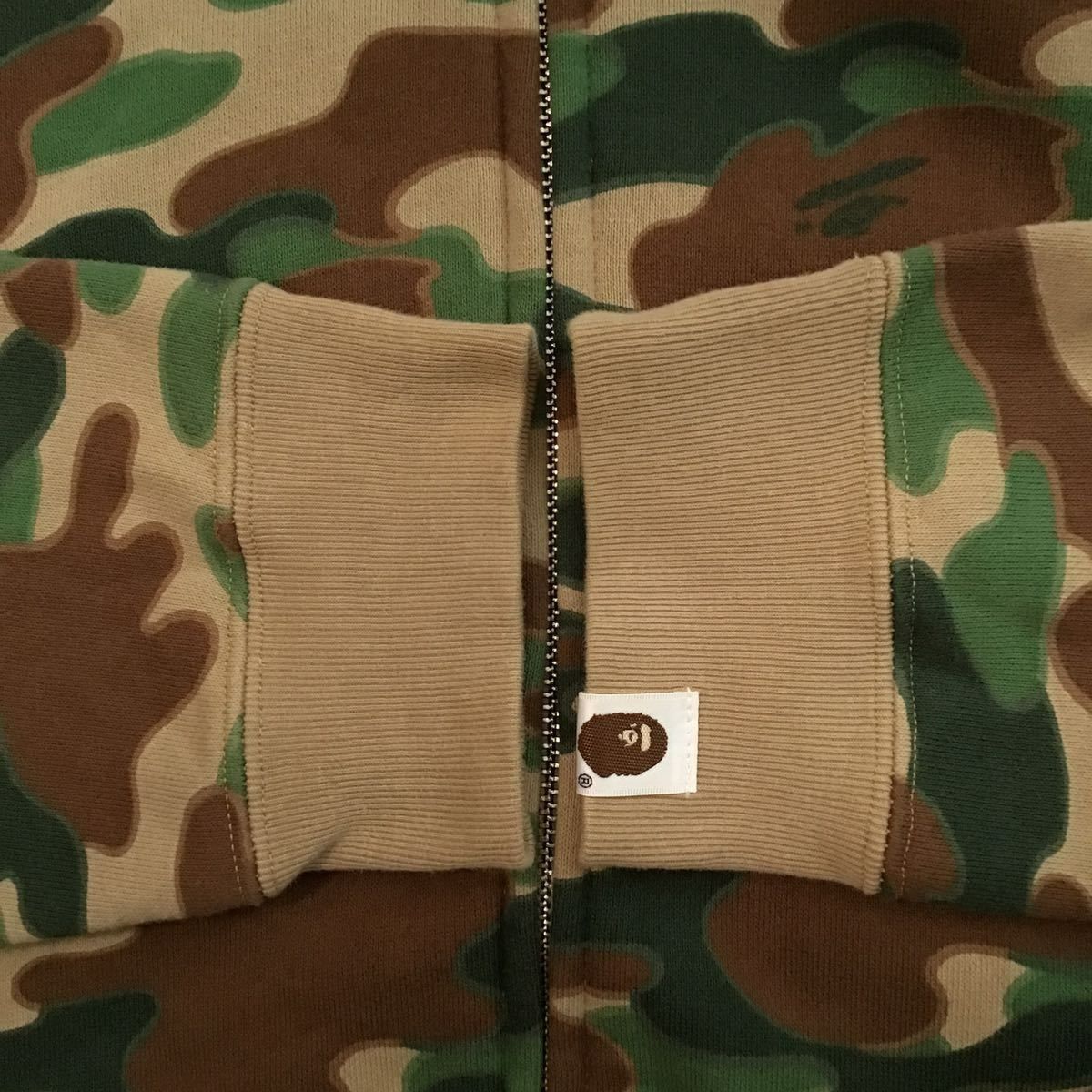 Puzzle camo フルジップ パーカー Lサイズ a bathing ape BAPE full 