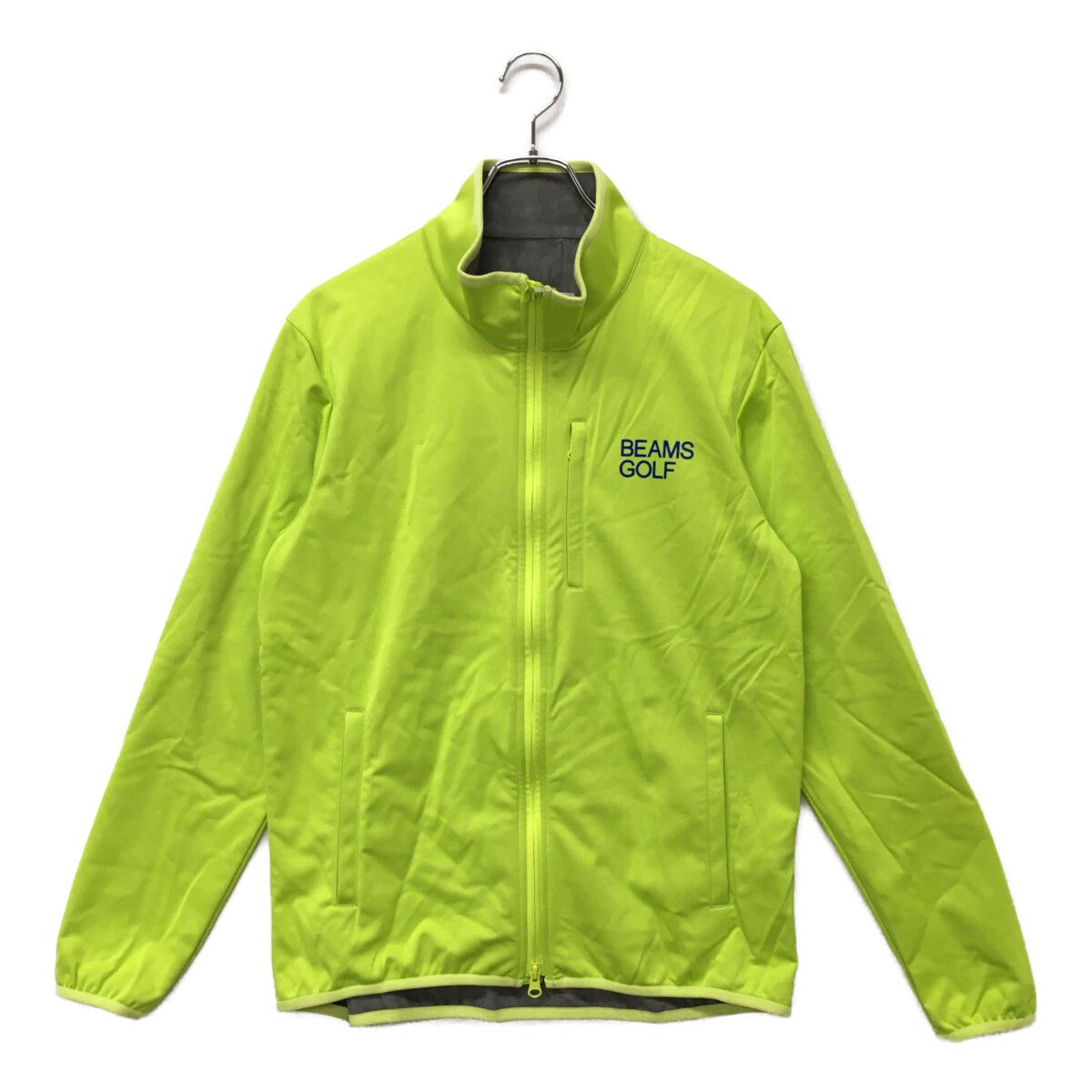 メンズ ビームスゴルフ BEAMSGOLF ジャケット L 黄緑 ダブルジップ