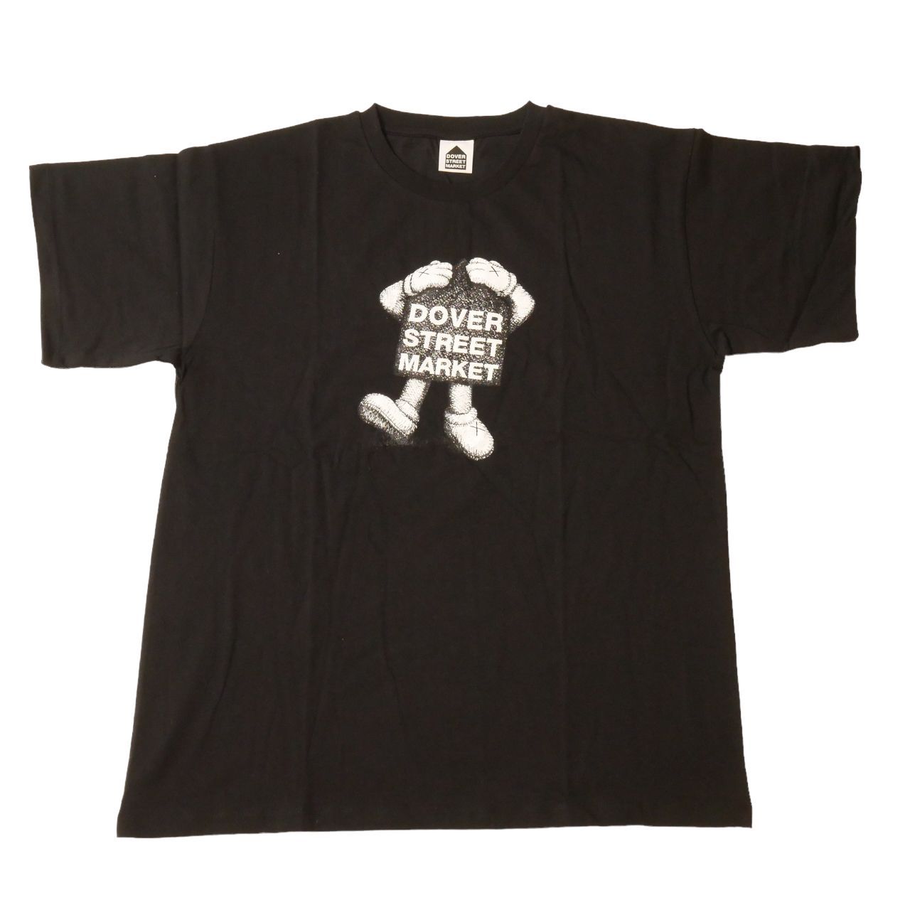 KAWS Dover street market コラボ Tシャツ ブラック サイズXL