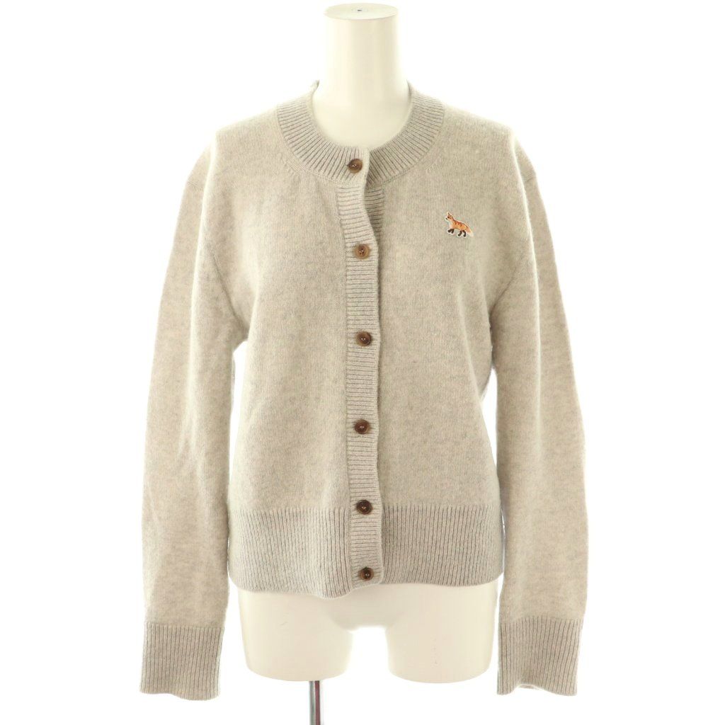 メゾンキツネ MAISON KITSUNE BABY FOX PATCH FITTED CARDIGAN