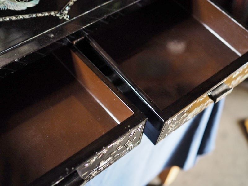 螺鈿装飾の小引き出し 昭和後期 古録展 品番S10809 MARWIL-DEMENAGEMENTS_CH