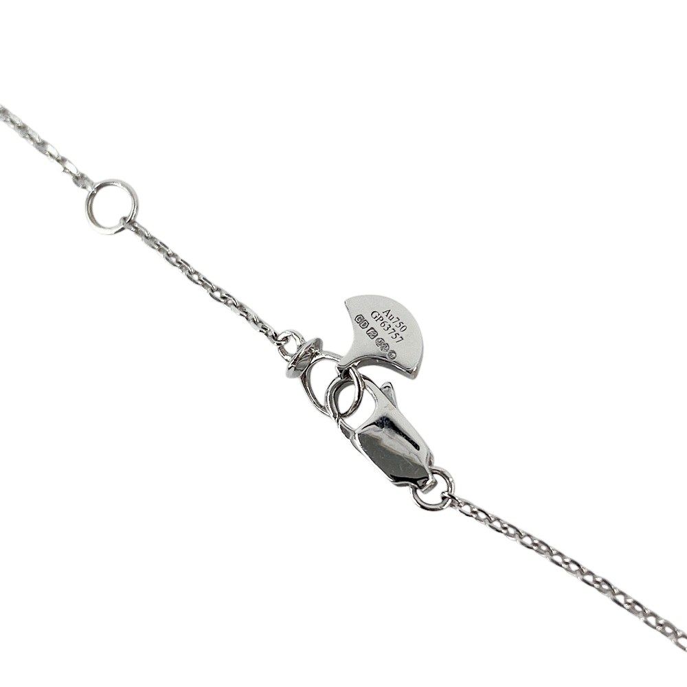 □新同□ グラフ バタフライシルエット ネックレス ダイヤモンド  