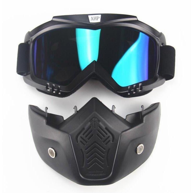 ハーレーヘルメット バイク ジェットヘルメット PUレザー バイザー付き ゴーグル マスク付 10色 M/L/XL/XXL