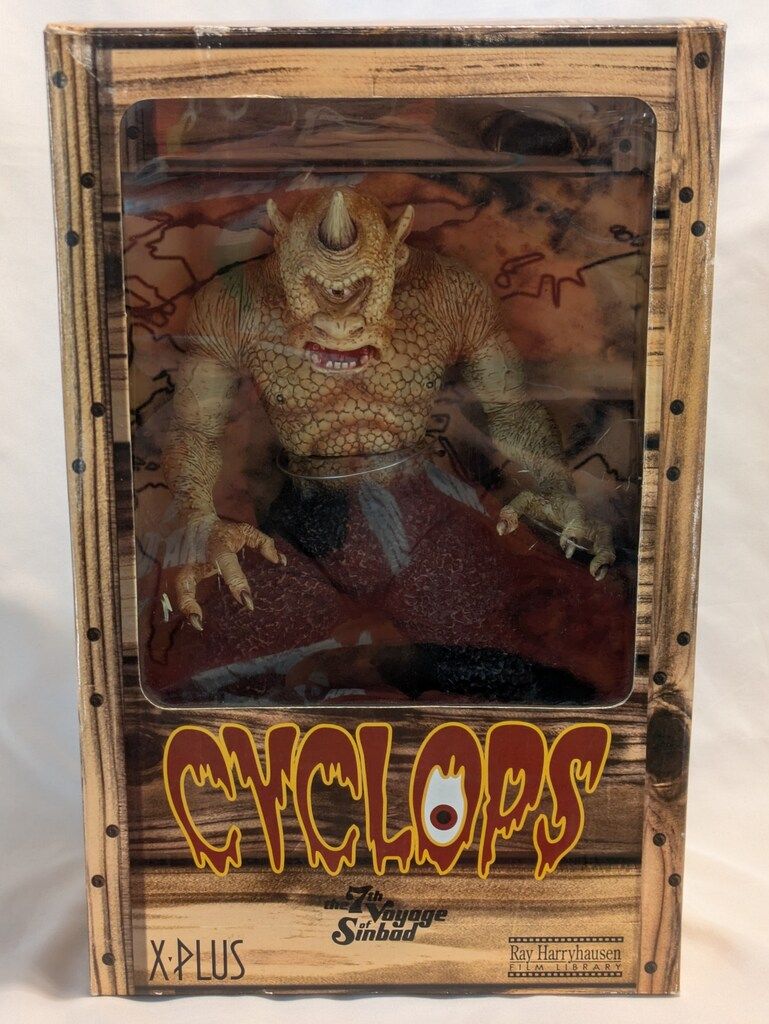 CYCLOPS 12インチ フィギュア X-PLUS X PLUS PAINTED SOFT VINYL THE 7TH VOYAGE OF SINDBAD CYCLOPS 12