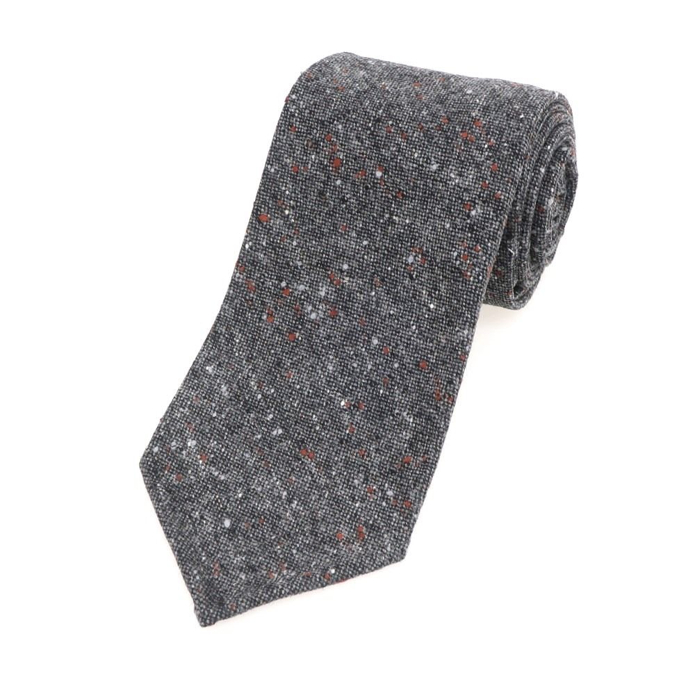 【中古】【未使用】イージーカペッリ E.G.CAPPELLI Sharon別注 ウール 無地ネクタイ グレー系【メンズ】