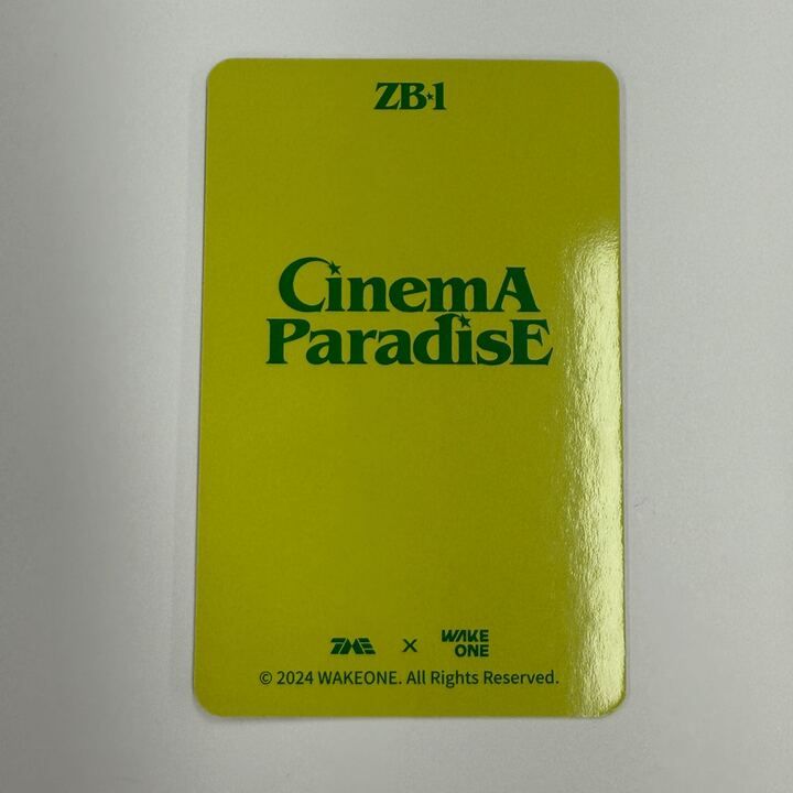ZEROBASEONE ジャンハオ トレカ CINEMA PARADISE QQ Music