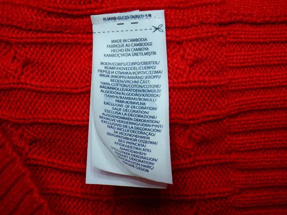 ケーブル編み コットン