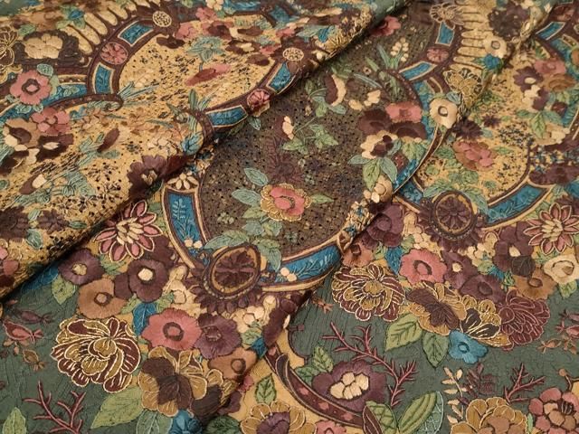 平和屋本店□極上 中国三大刺繍 スワトウ刺繍 総刺繍 訪問着・長襦袢