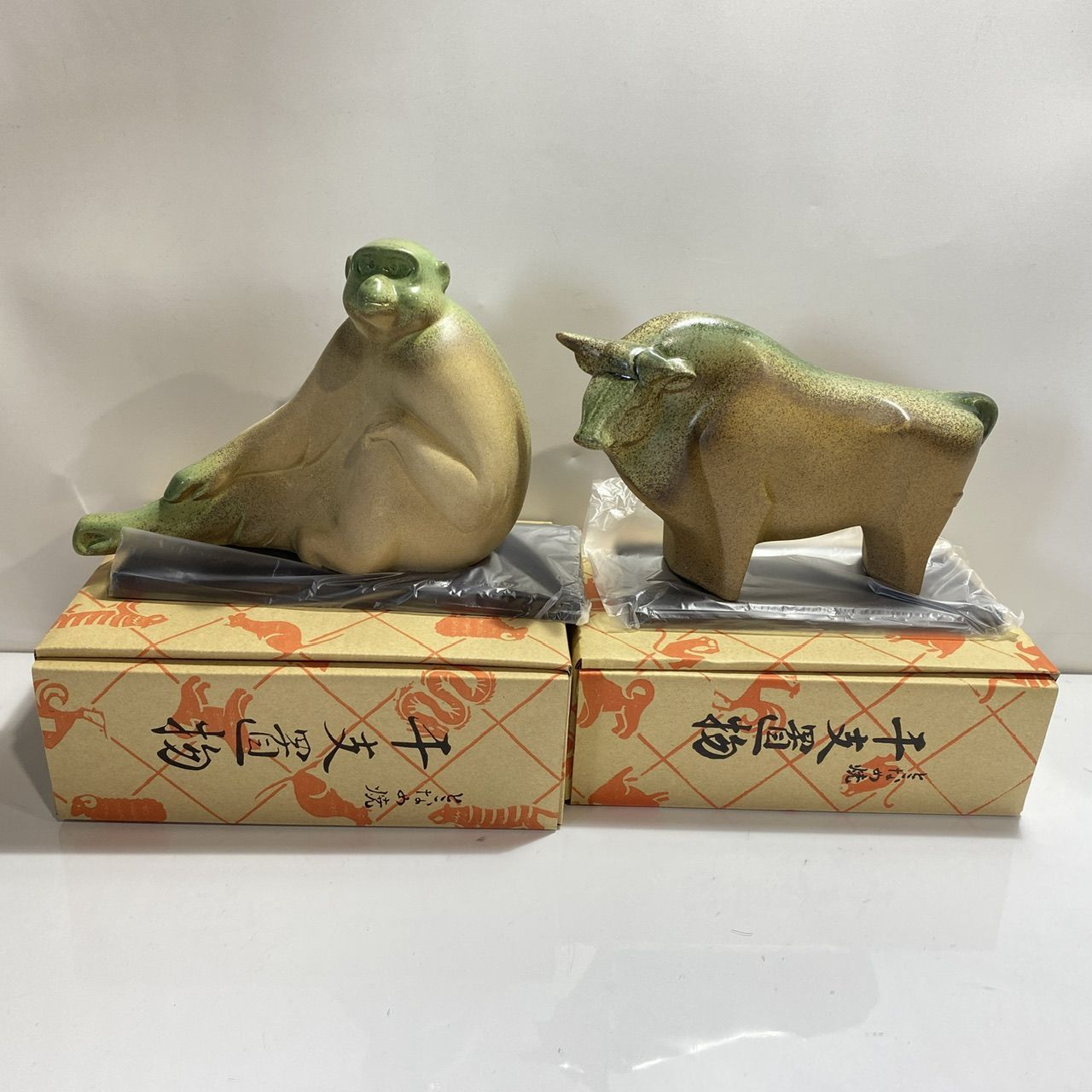 干支 置物 まとめ売り 13匹 常滑焼 (管理番号：OKU9745/J2-140