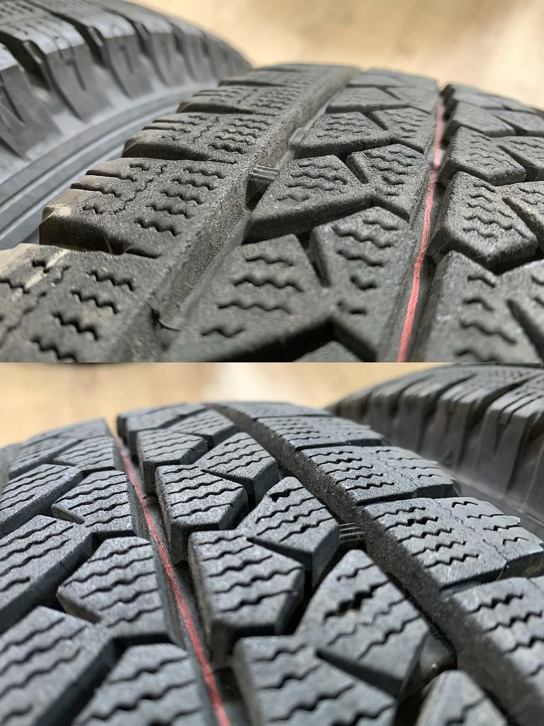 2304024】スタッドレス BRIDGESTONE CVW 14インチ 5J +39 PCD100 4H +